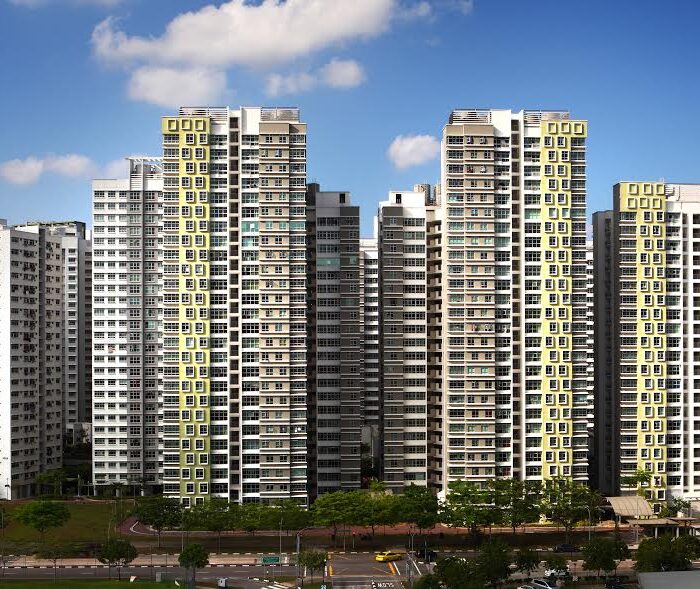 Cool coating on public housing